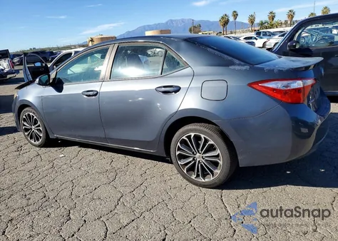 2015 Toyota Corolla L z USA, uszkodzony, nr VIN 5YFBURHE7FP295033